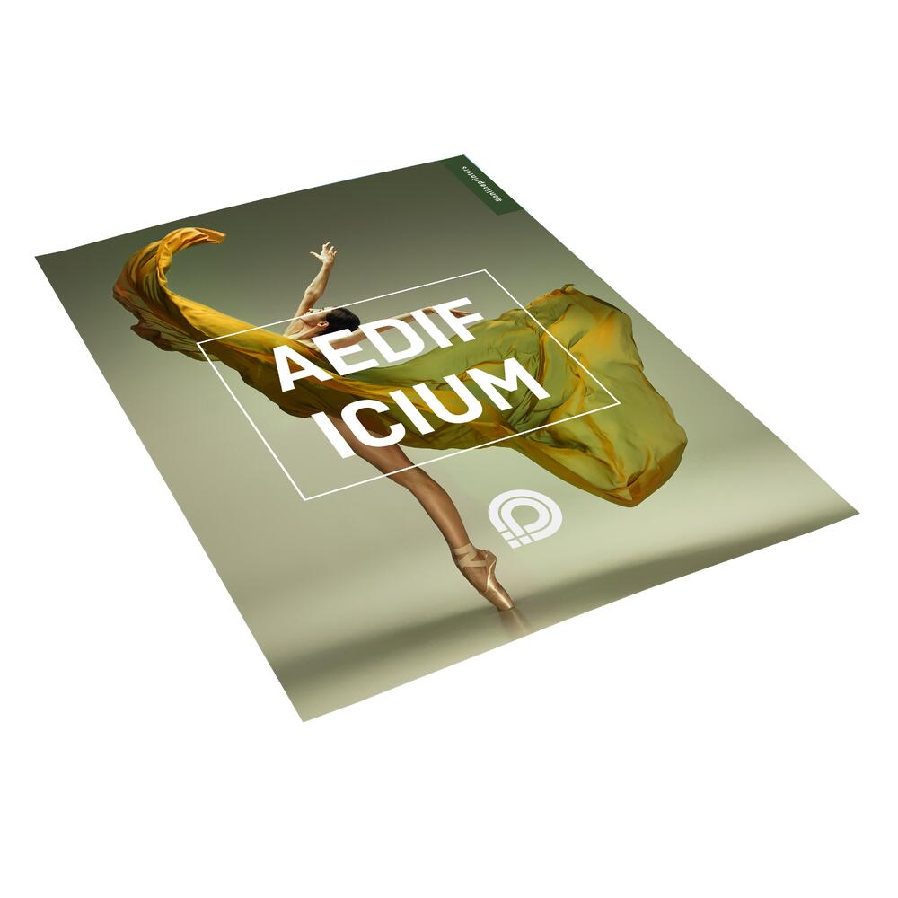1 Films adhésifs grand format A0 | 255 g/m² film PVC blanc, brillant