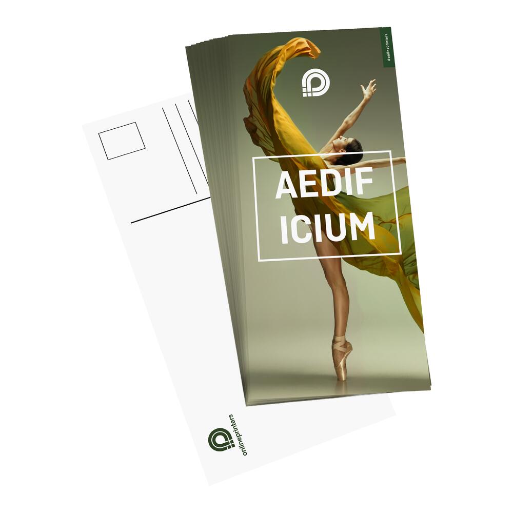 250 Cartes postales Long | 300 g/m² papier couché | recto/verso
