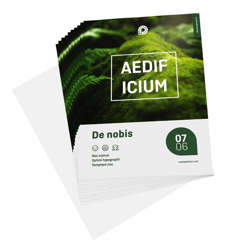 1000 Flyers A5 éco | papier 100% recyclé | recto seul