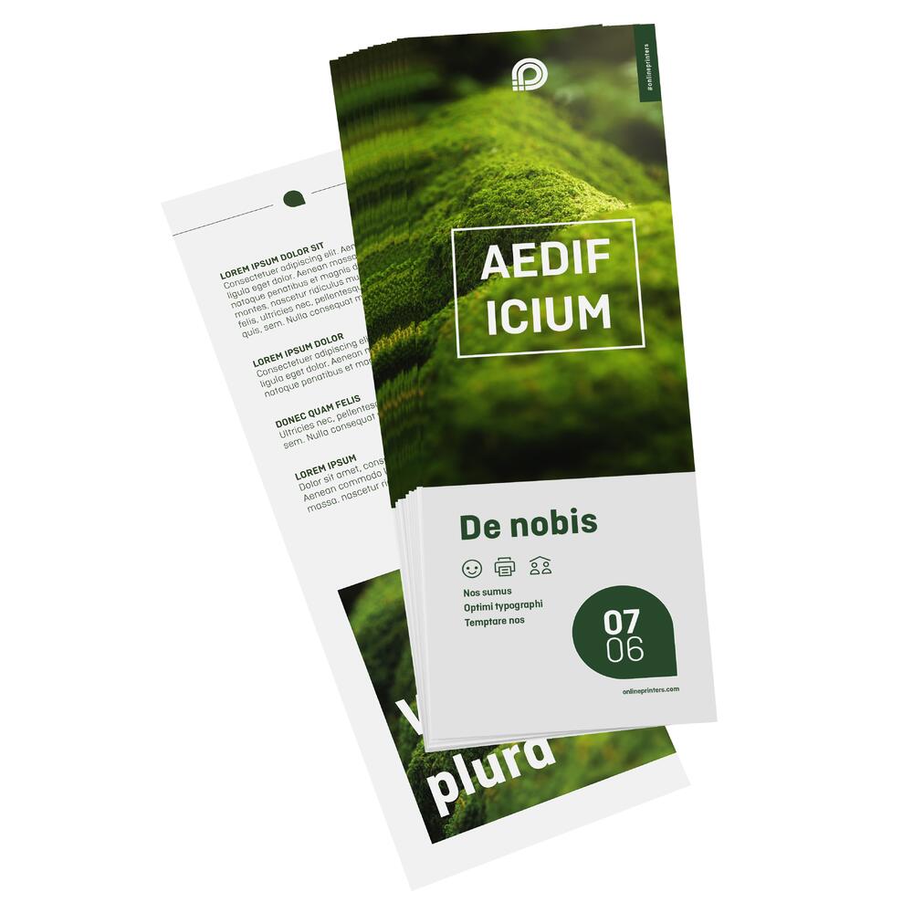 1000 Flyers A6/5 éco | papier 100% recyclé | recto/verso