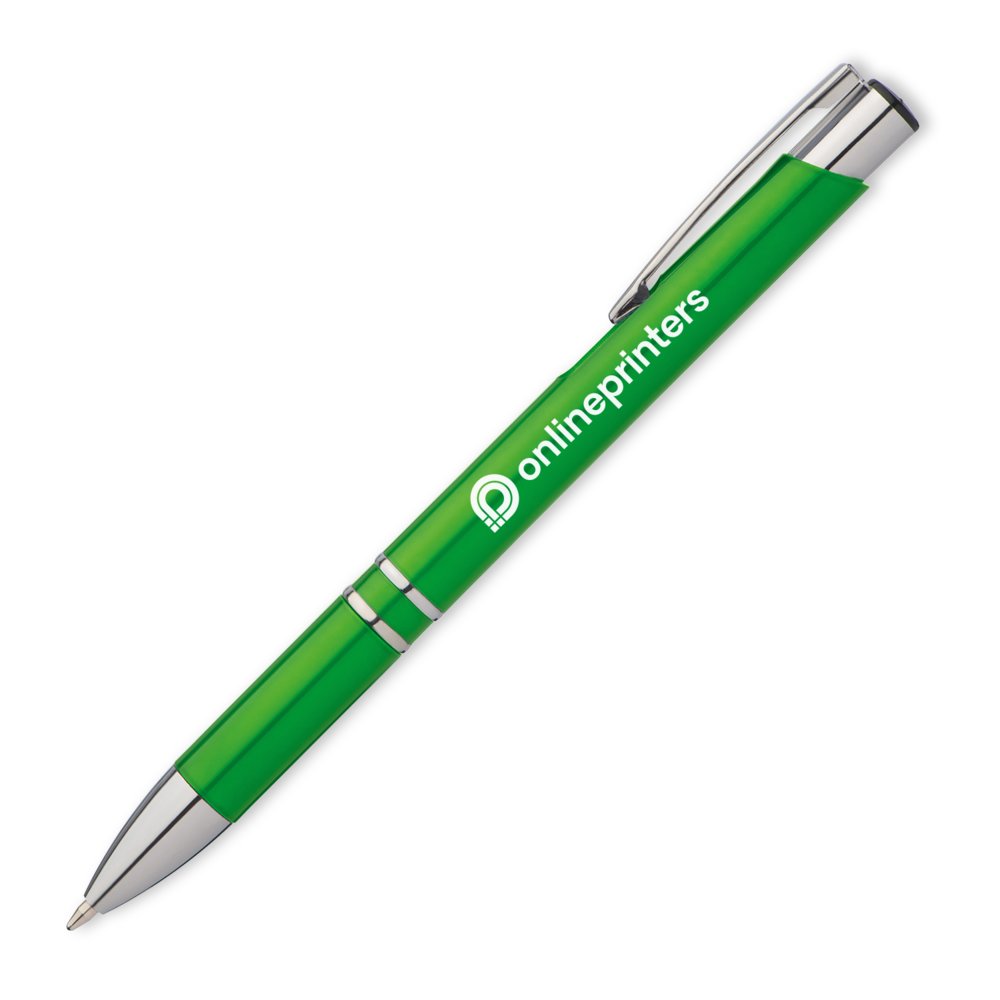 500 Stylos avec logo | Coloris: blanc | Matériau : Plastique | Facile et rapide