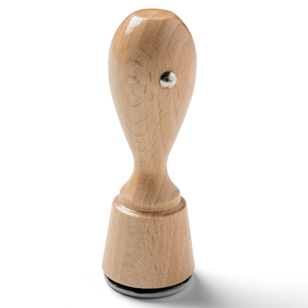 Tampon en bois avec empreinte | Diamètre de 3,0 cm