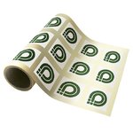 tiquettes en papier en rouleau, auto-adhsives.