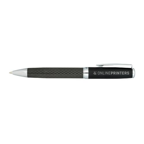 Parure de stylos bille et roller avec étui Carbon 2