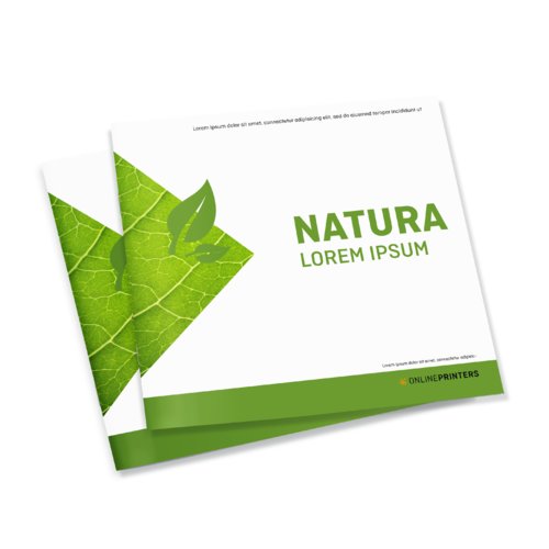 Brochures écologiques & naturelles, Carré, A3-Carré 1