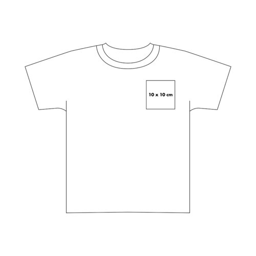 T-shirt doux en coton avec manches courtes et col rond.