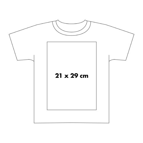 T-shirt en coton  manches courtes et col rond.