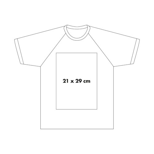 T-shirt en coton avec manches de couleur contrastée et col rond.