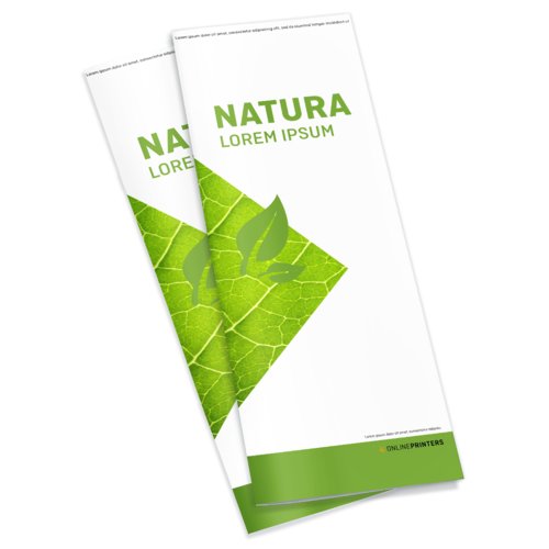 Brochures écologiques & naturelles, portrait, A4 moitié 1
