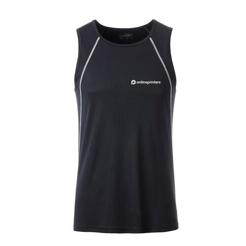 D�bardeur de sport fonc� pour homme en mati�re fonctionnelle.