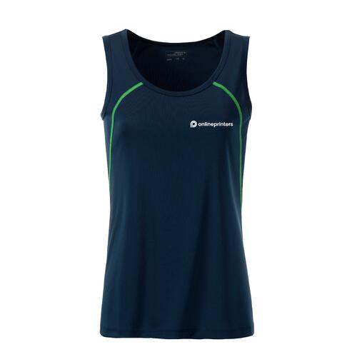 D�bardeur de sport marine en polyester pour femmes.