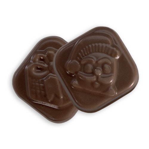 Calendrier de l'Avent en chocolat � remplir avec 24 cases.