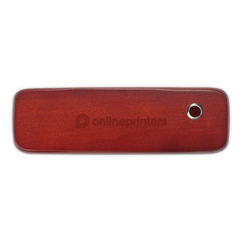 Set d'criture en bois marron avec stylo et bote.