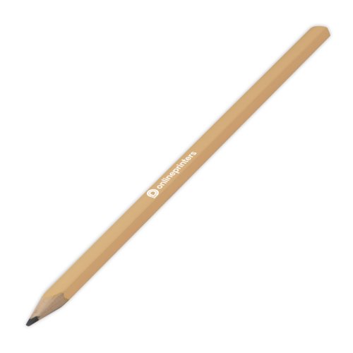 Crayon de charpentier beige en bois.