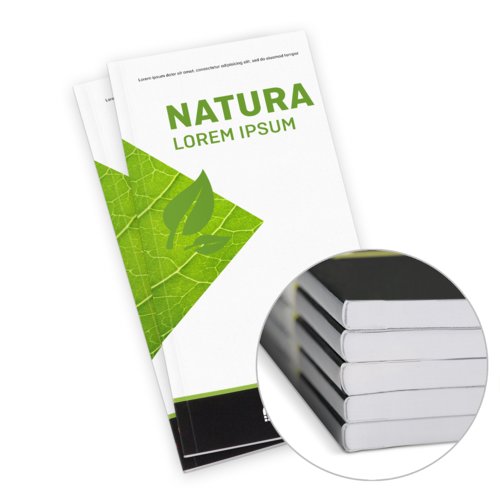 Catalogues à reliure collée écologiques & naturels, portrait, A4 3