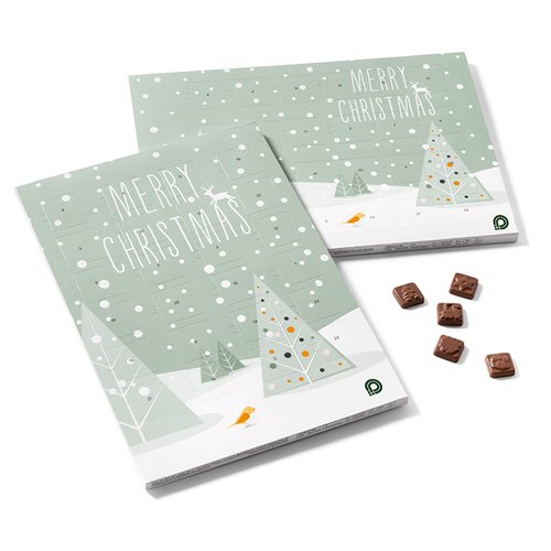 Calendrier de l'Avent en papier � suspendre ou � poser.