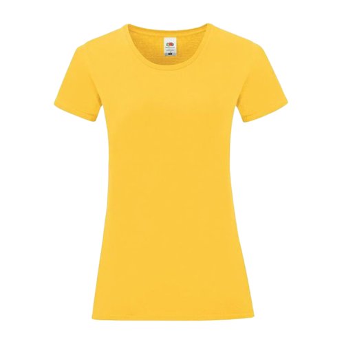 T-shirts femme Fruit of the loom Iconic, échantillons 10