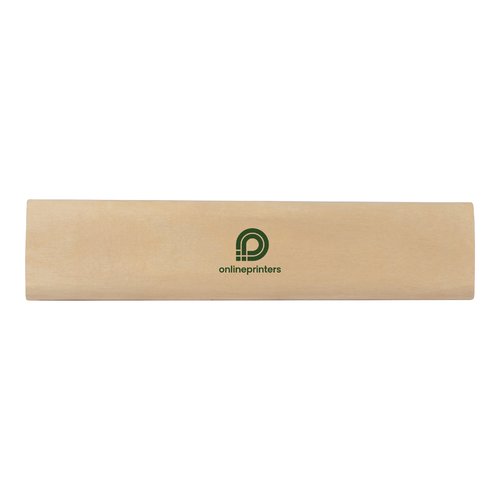 Ensemble d'criture en bois avec crayons, gomme et rgle.