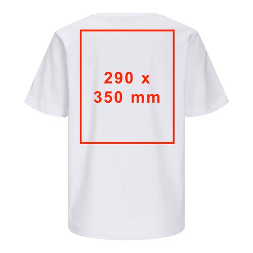 T-shirt blanc pour femmes en matière premium à manches courtes.