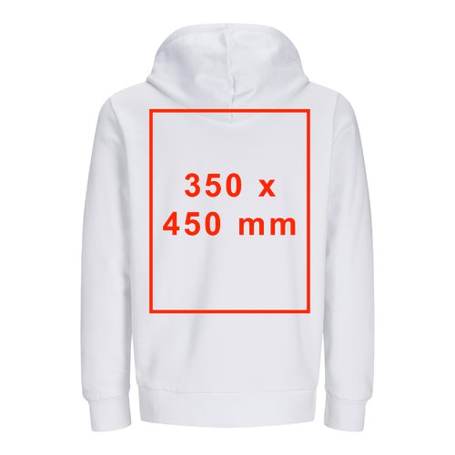 Sweat à capuche unisexe avec fermeture éclair intégrale.