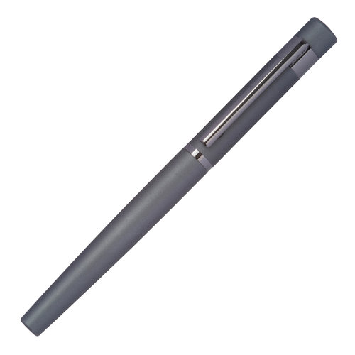 Ensemble d'criture anthracite comprenant un stylo et des accessoires.