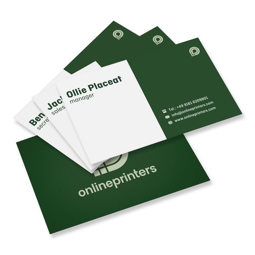 Cartes de visite en papier, imprimables des deux cts.