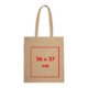Sac en coton recycl avec anses de transport.