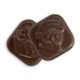 Calendrier de l'Avent en chocolat � remplir avec 24 cases.
