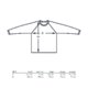 Veste de survtement avec fermeture clair intgrale et poches latrales.