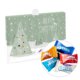 Calendrier de l'Avent en carton vert � remplir soi-m�me.