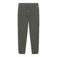 Pantalon de jogging kaki en coton avec taille �lastique et cordon de serrage.