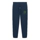 Pantalon de jogging bleu marine en coton biologique avec cordon de serrage.