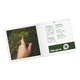 Cartes pliantes en papier avec vernis slectif en relief.