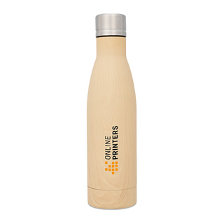 Bouteille isotherme imitation bois Vasa 500ml avec isolation vide et cuivre