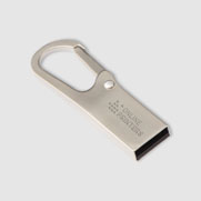 Clé USB en métal avec mousqueton Ragusa