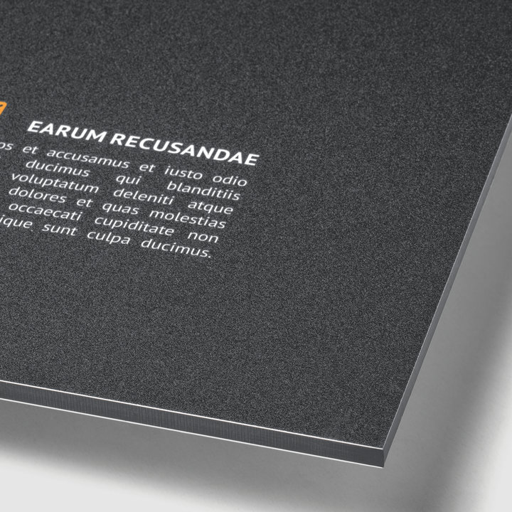 Panneaux composites alu A3 personnalisé | Alu-DIBOND, 4 mm, blanc