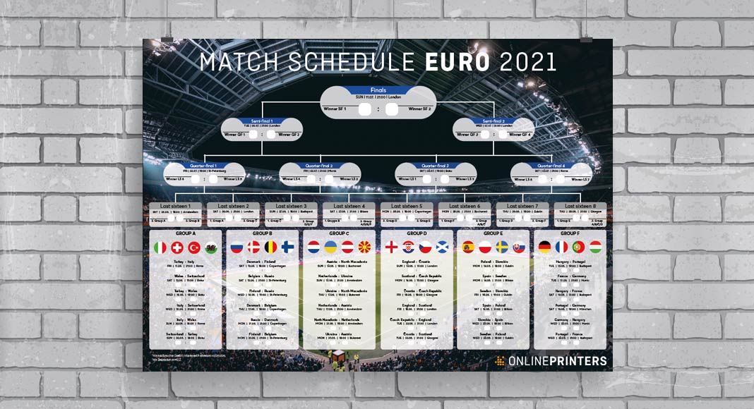 Euro 2021 : modèles de calendriers pour vos activités de marketing